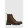Schuh Brown Carter Lace Up Boots -Schuh Shop unnamed file 1788