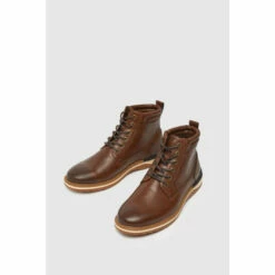 Schuh Brown Donovan Lace Up Boots -Schuh Shop unnamed file 1800