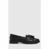 Schuh Black Lorri Leather Loafers
