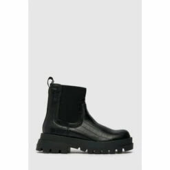 Schuh Black Annie Chunky Croc Chelsea Boots