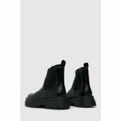 Schuh Black Annie Chunky Croc Chelsea Boots -Schuh Shop unnamed file 1834