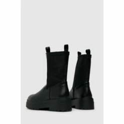 Schuh Black Amore High Cut Stretch Chunky Boots 3 Schuh Black Amore High Cut Stretch Chunky Boots -Schuh Shop unnamed file 1848