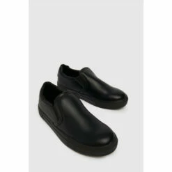 Schuh Junior Black Marching Trainers -Schuh Shop unnamed file 1863