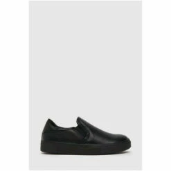 Schuh Junior Black Marching Trainers -Schuh Shop unnamed file 1865