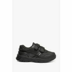 Schuh Lion Leather Black Trainers