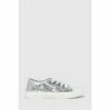 Schuh Silver Majestic Glitter Lace-Up Trainers 2 Schuh Silver Majestic Glitter Lace-Up Trainers -Schuh Shop unnamed file 1922