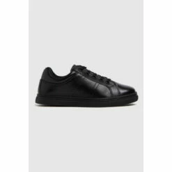 Schuh Black Mutual Lace-Up Trainers