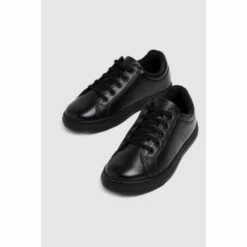 Schuh Black Mutual Lace-Up Trainers -Schuh Shop unnamed file 1959