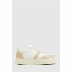 Schuh White Naia Mesh Mix Lace-Up Trainers -Schuh Shop unnamed file 1969