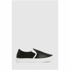 Schuh Black Misty Snake Slip-On Trainers -Schuh Shop unnamed file 1989