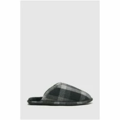 Schuh Grey Spencer Check Mules -Schuh Shop unnamed file 2024