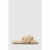 Schuh Natural Henley Borg Cross Strap Slippers -Schuh Shop unnamed file 2040