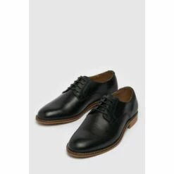 Schuh Black Porter Leather Derby Shoes -Schuh Shop unnamed file 219