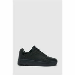 Schuh Mindy Black Lace Up Trainers -Schuh Shop unnamed file 261