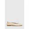 Schuh White Lenore Square Toe Ruched Ballet Shoes 1 Schuh White Lenore Square Toe Ruched Ballet Shoes -Schuh Shop unnamed file 297