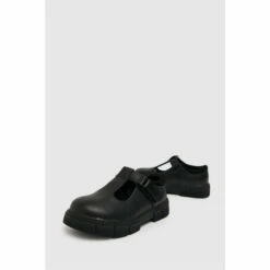 Schuh Loopy Black Leather T-Bar Shoes -Schuh Shop unnamed file 304