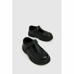 Schuh Loopy Black Leather T-Bar Shoes -Schuh Shop unnamed file 305