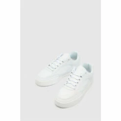 Schuh Womens White Mindy Lace Up Shoes -Schuh Shop unnamed file 325