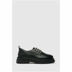 Schuh Black Lucinda Hiker Lace Up Shoes -Schuh Shop unnamed file 331