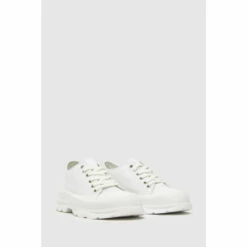 Schuh White Nemo Canvas Lace Up Trainers -Schuh Shop unnamed file 348