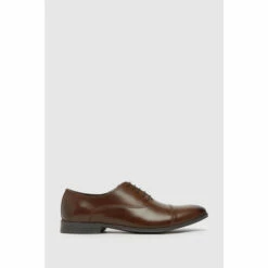 Schuh Mens Brown Rome Toe Cap Oxfords