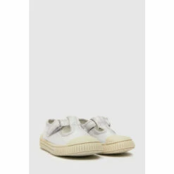 Schuh Silver Total Glitter T-Bar Shoes