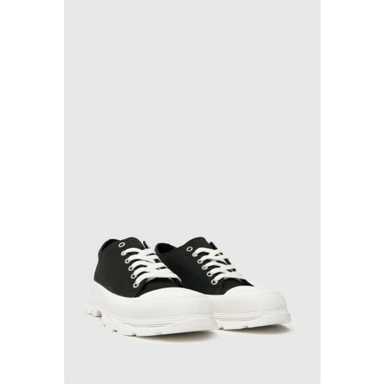 unnamed-file-481.jpg Schuh Black Nemo Canvas Lace Up Trainer -Schuh Shop unnamed file 481