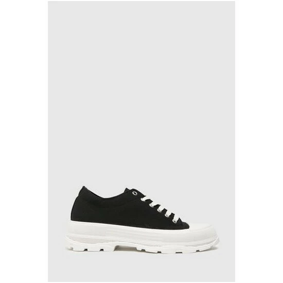 unnamed-file-484.jpg Schuh Black Nemo Canvas Lace Up Trainer -Schuh Shop unnamed file 484