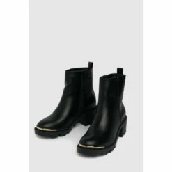 Schuh Amber Black Chunky Heeled Shoes 5 Schuh Amber Black Chunky Heeled Shoes -Schuh Shop unnamed file 498