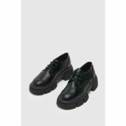 Schuh Junior Black Lasting Leather Shoes -Schuh Shop unnamed file 516