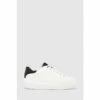 Schuh White Misty Hardware Lace-Up Shoes