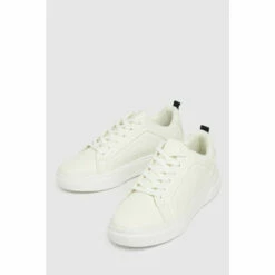 Schuh White Nika Chunky Lace-Up Shoes -Schuh Shop unnamed file 525