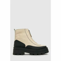 Schuh White The Edit Pyper Leather Boots