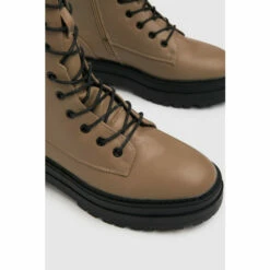 Schuh Natural Aileen High Cut Lace Up Boots -Schuh Shop unnamed file 546