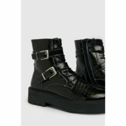 Schuh Arise Black Patent Leather Chunky Shoes -Schuh Shop unnamed file 550