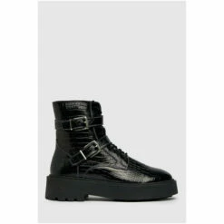 Schuh Arise Black Patent Leather Chunky Shoes -Schuh Shop unnamed file 552