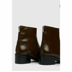 Schuh Brown The Edit Peony Leather Shoes 4 Schuh Brown The Edit Peony Leather Shoes -Schuh Shop unnamed file 565