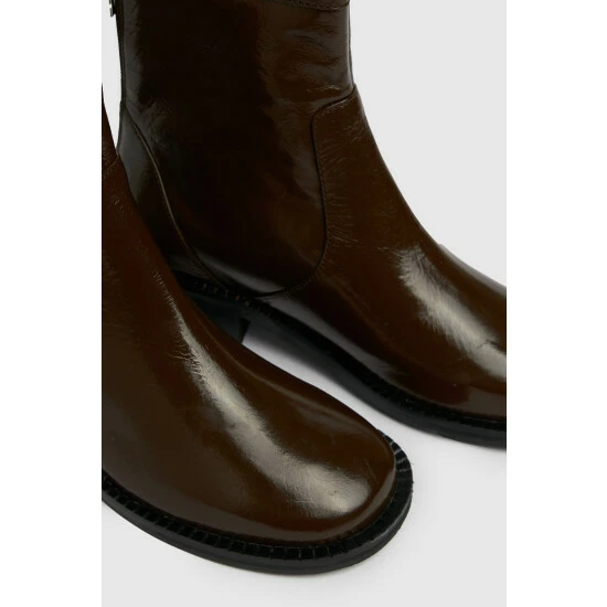 unnamed-file-566.jpg Schuh Brown The Edit Peony Leather Shoes -Schuh Shop unnamed file 566