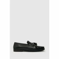 Schuh Rich Square Toe Black Loafers