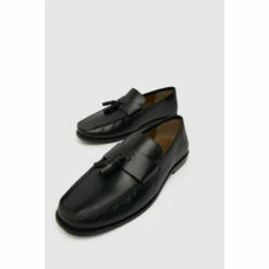 Schuh Rich Square Toe Black Loafers -Schuh Shop unnamed file 595