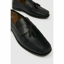 Schuh Rich Square Toe Black Loafers -Schuh Shop unnamed file 596