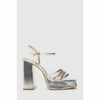 Schuh Silver Skylar Snake Square Toe Heels -Schuh Shop unnamed file 618
