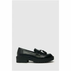 Schuh Lexi Chunky Tassel Black Loafers 6 Schuh Lexi Chunky Tassel Black Loafers -Schuh Shop unnamed file 627