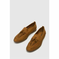 Schuh Tan Radley Woven Loafers -Schuh Shop unnamed file 646