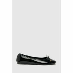 Schuh Lindsey Patent Black Ballerina Shoes