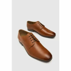 Schuh Ramon Tan Leather Derby Shoes -Schuh Shop unnamed file 670