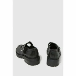 Schuh Black Lani Snake Effect T-Bar Shoes -Schuh Shop unnamed file 680