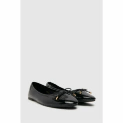 Schuh Nina PU Black Ballerina Shoes -Schuh Shop unnamed file 698