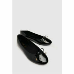 Schuh Nina PU Black Ballerina Shoes -Schuh Shop unnamed file 699