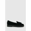 Schuh Laurie Black Suede Tassel Loafers -Schuh Shop unnamed file 722